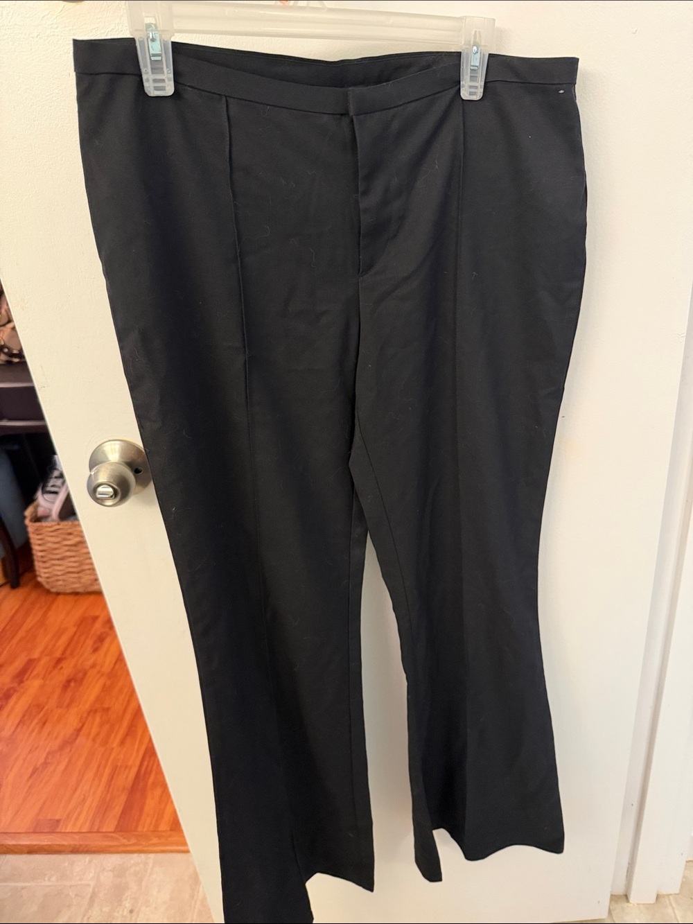 👜Office Siren👩🏻🏫🚨 Women’s black pleated wide leg dress pants